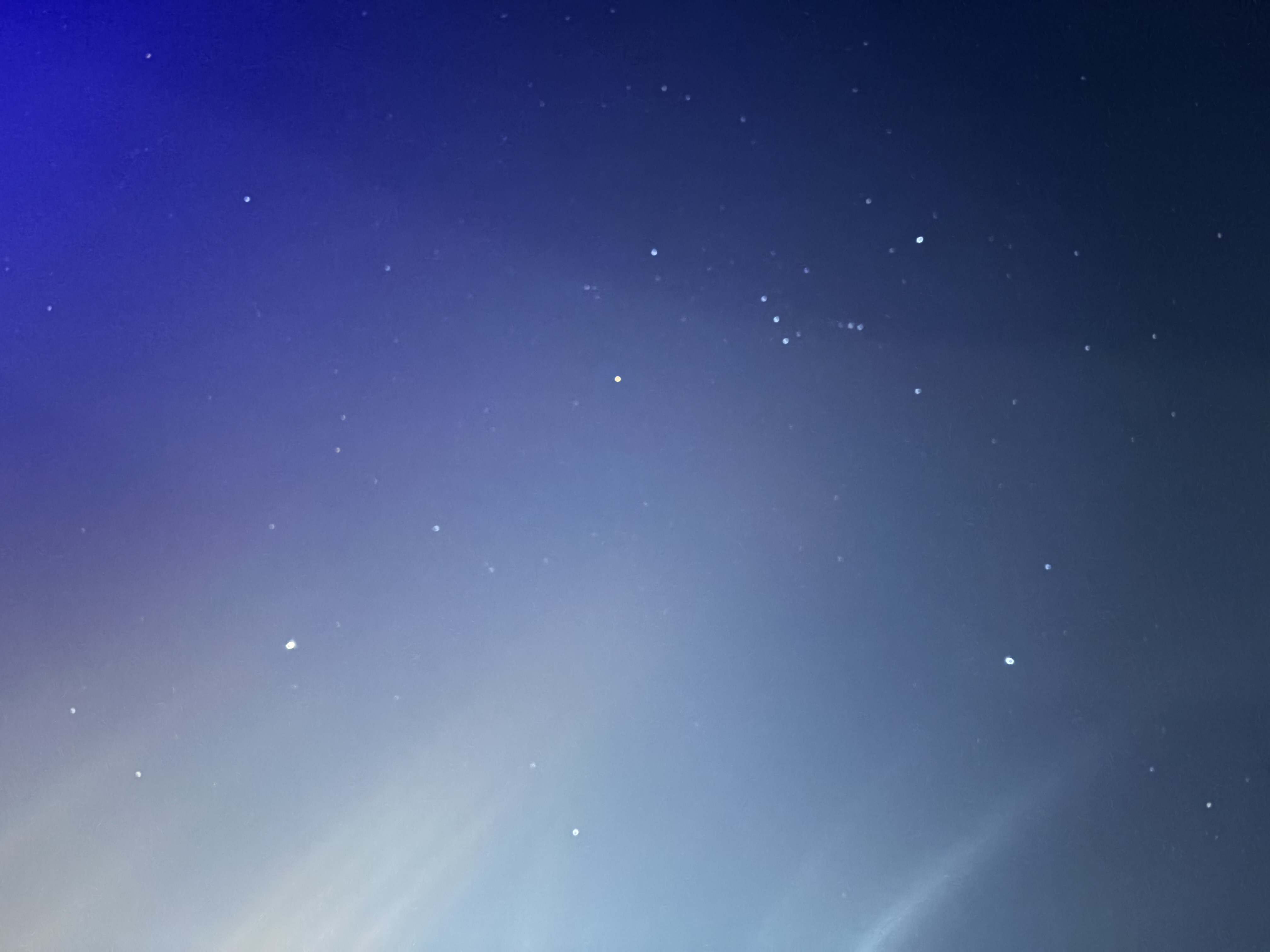 Night sky and stars